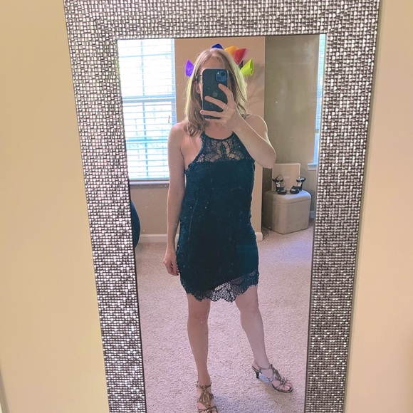 Free People Intimately By Free People She’s Got It Lace Mini Dress - Picture 8 of 9